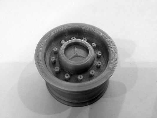 Unimog Felge für Fischer Technik Reifen 4mm