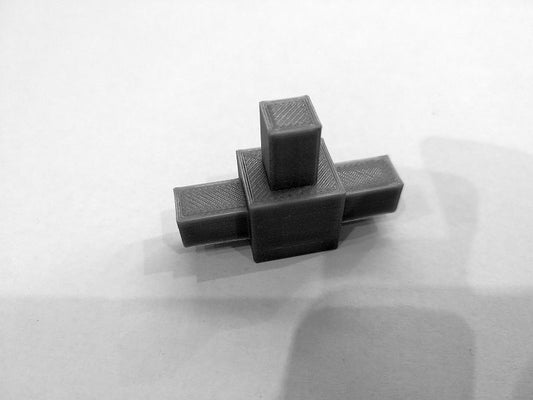 Container T Stück für 10mm Aluvierkant