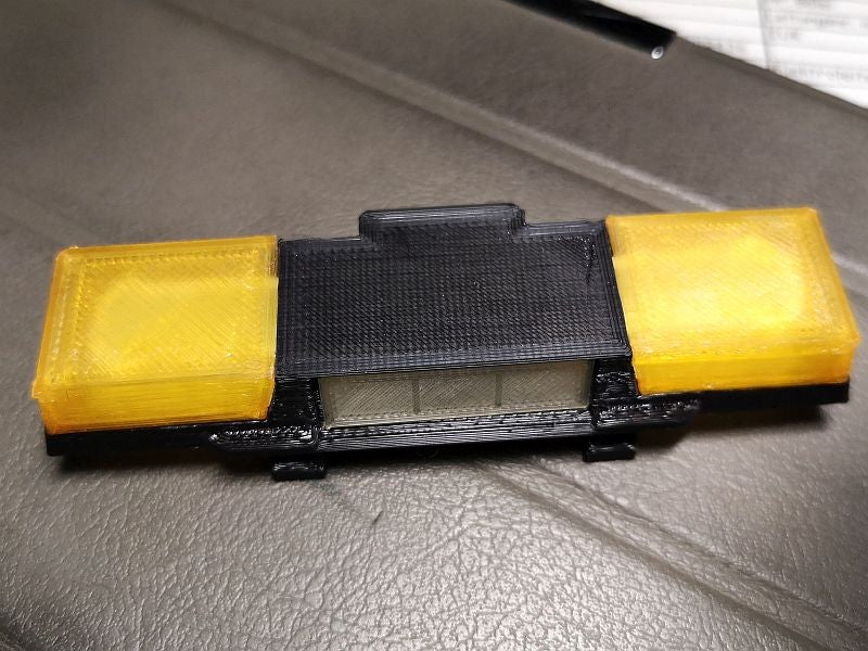 Dach Licht für alle Bruder Modelle in Orange mit Rücklicht