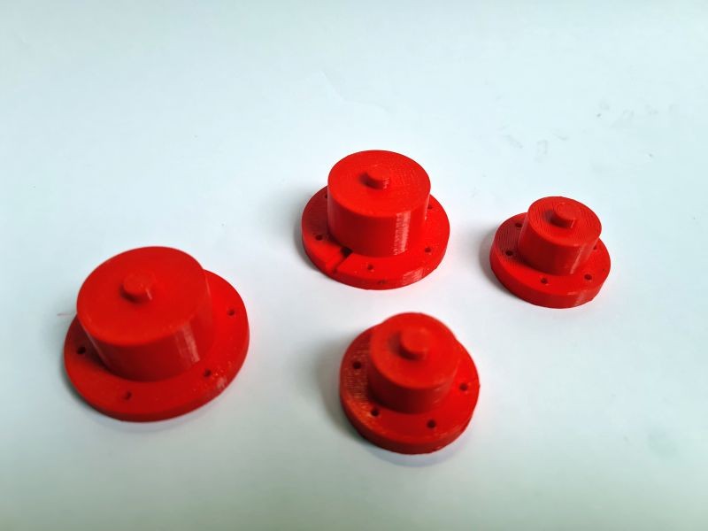 Radadapter für das 3000er Traktor Chassis